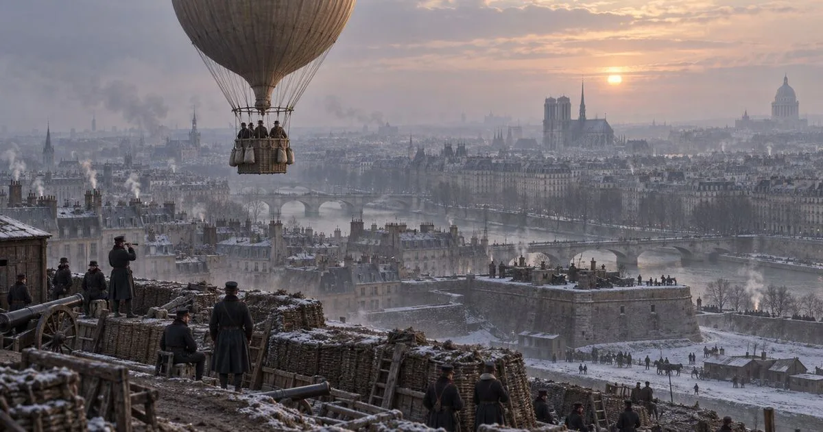 Como Paris manteve o correio funcionando durante o cerco de 1870