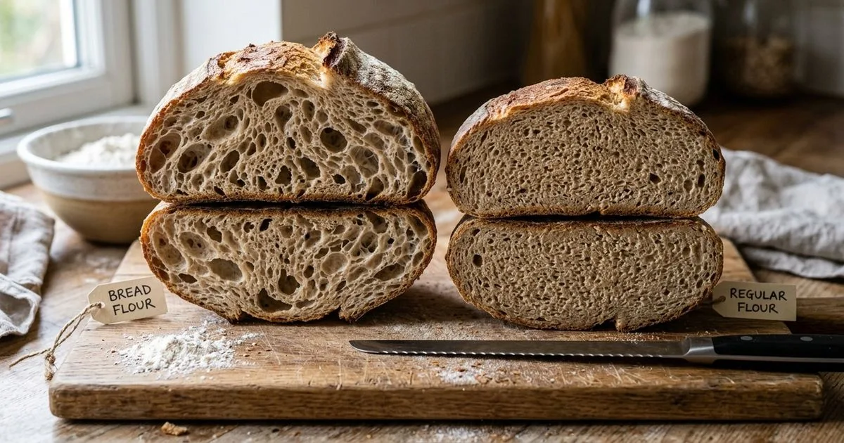 Farinha de pão ajuda massas fermentadas; comum atende receitas delicadas
