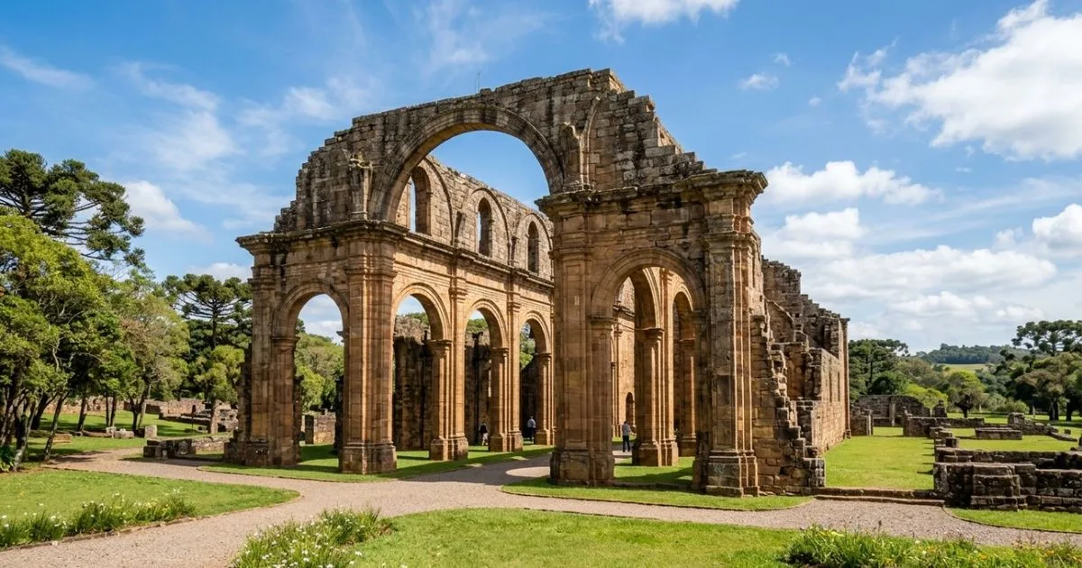 São Miguel Arcanjo reúne ruínas, arte guarani e memória das missões jesuíticas