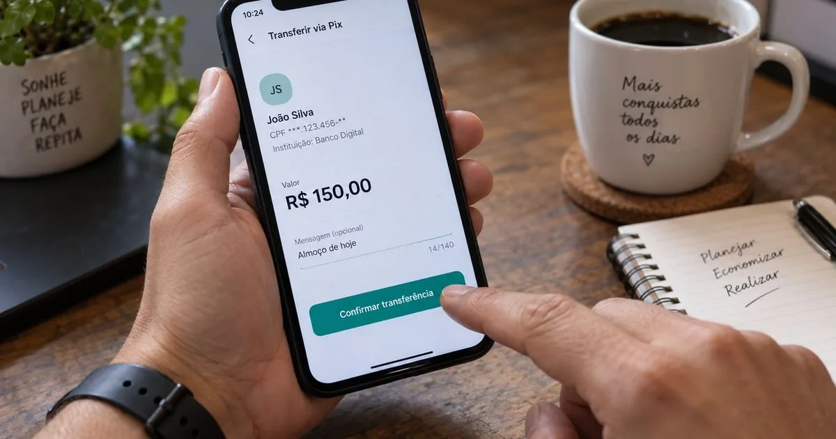 Pix enviado por engano termina com pedido de novo pagamento