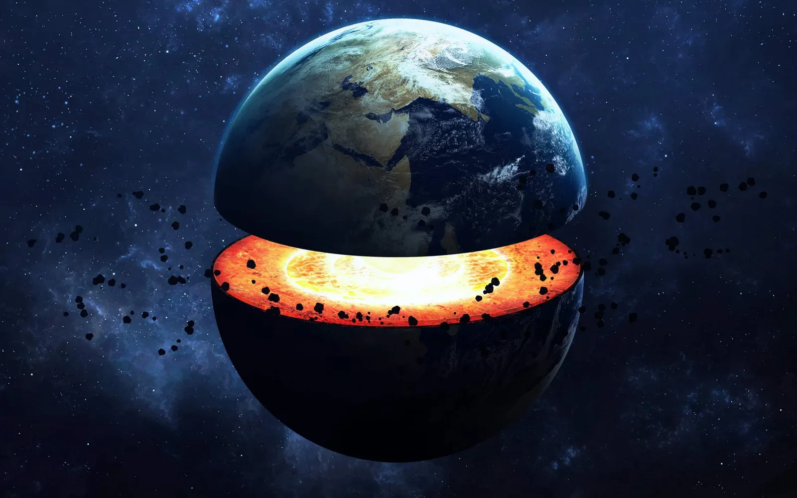 Ondas sísmicas revelam seis áreas desconhecidas no interior da Terra