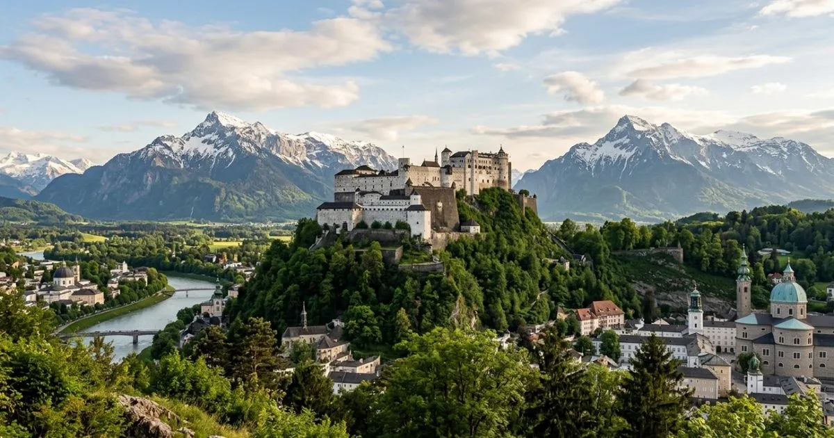Salzburgo reúne fortaleza medieval, arquitetura barroca e memória de Mozart