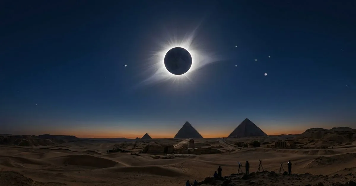 Eclipse total de 2027 terá faixa de observação no Mediterrâneo e no Oriente Médio