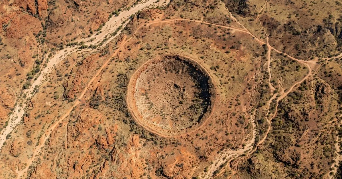 Círculo visto no Google Earth revelou cratera de meteorito na Austrália