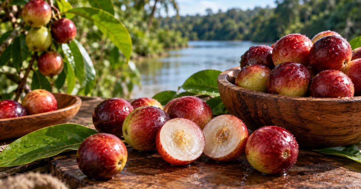 Camu-camu se destaca pela acidez e pela alta concentração de vitamina C
