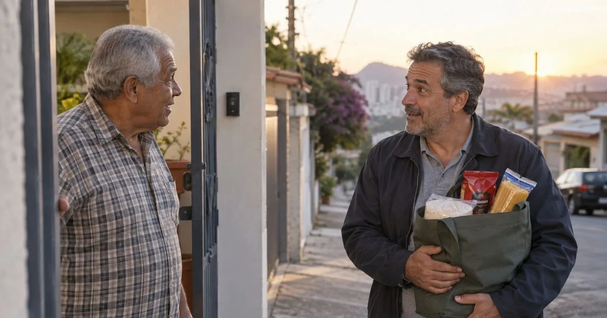 Café, memória e uma conversa no portão aproximam dois antigos vizinhos