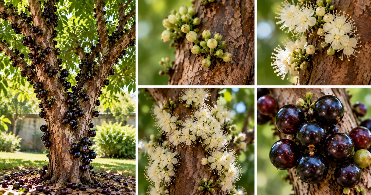 Por que o tronco da jabuticabeira participa da formação de flores e frutos