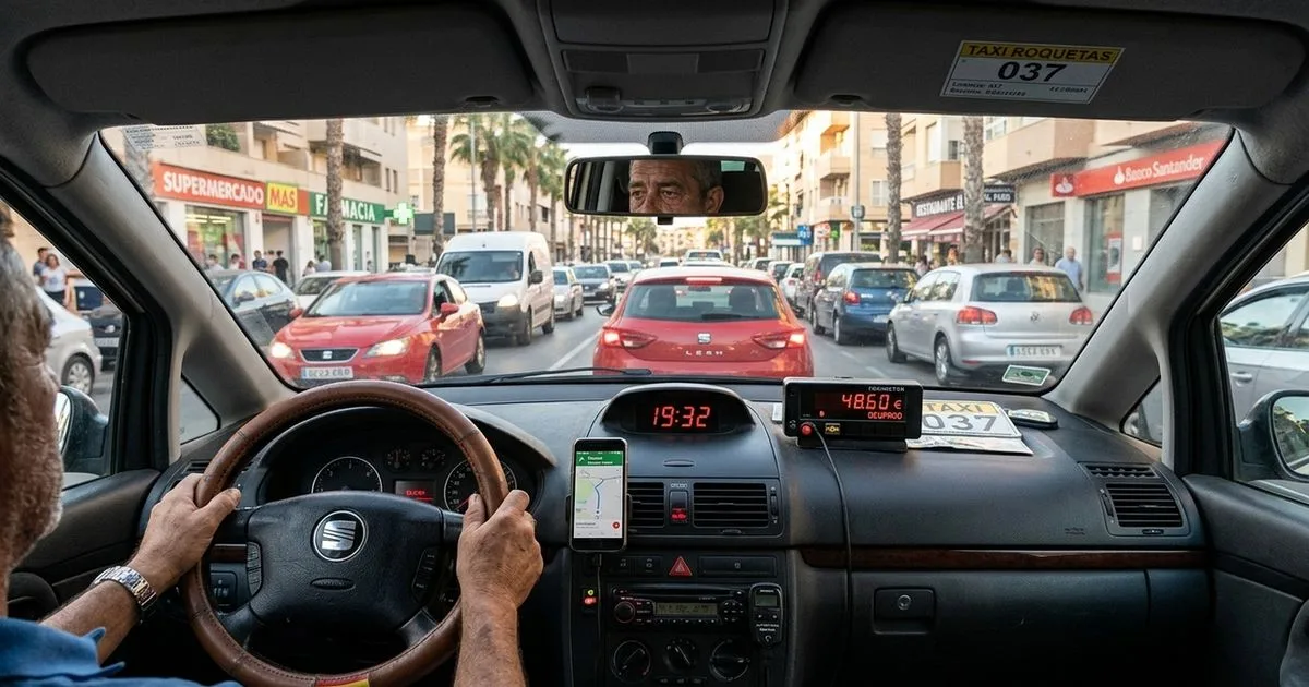 Autonomia e custos moldam a rotina de taxista autônomo na Espanha