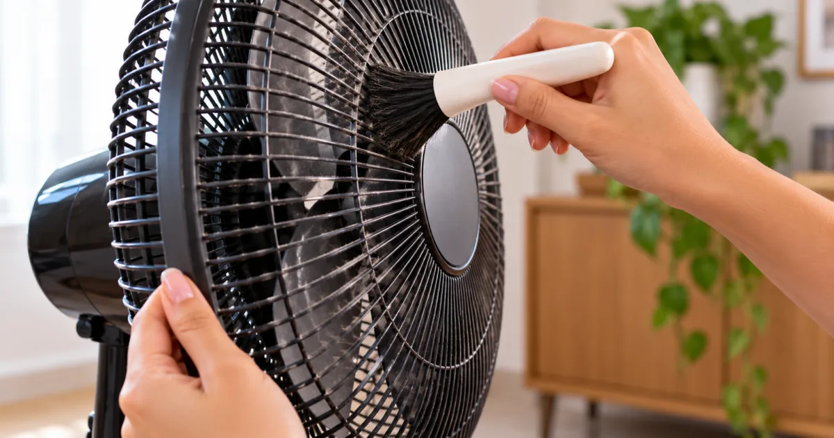 Ventilador: quando limpar a grade e como evitar umidade no motor