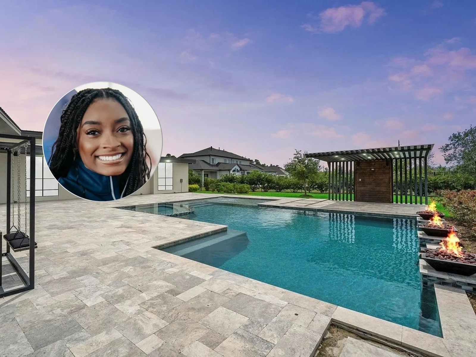 Antiga residência de Simone Biles no Texas chega ao mercado por US$ 1,2 milhão