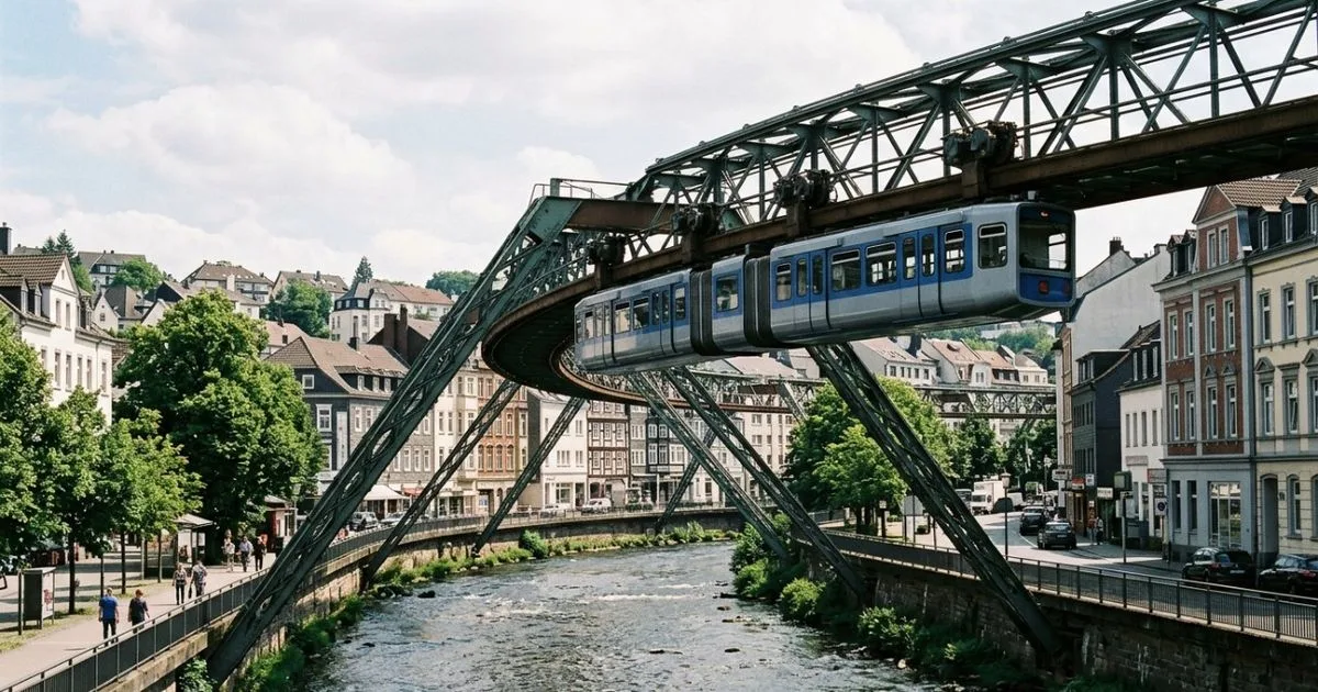Como a ferrovia suspensa de Wuppertal transformou o transporte urbano