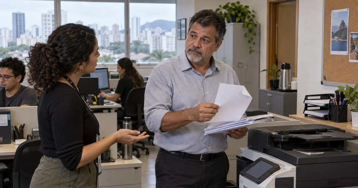 Manual antigo explica por que escritório manteve dobra em folhas por quinze anos