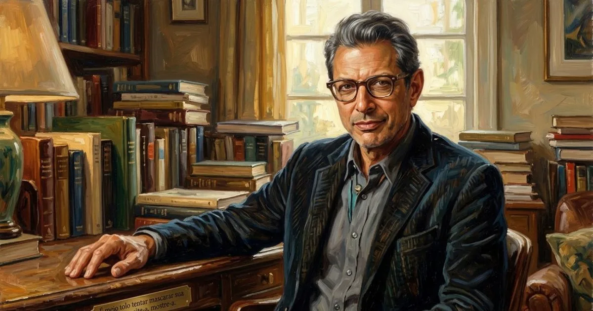 Jeff Goldblum propõe olhar para a idade sem disfarces