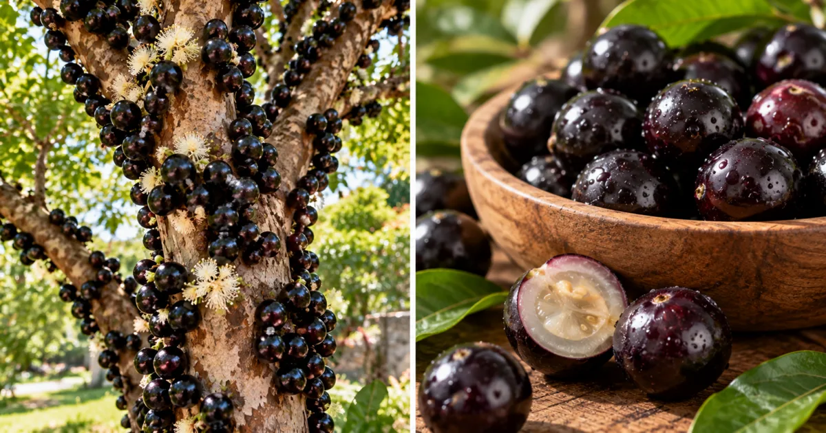 Por que a jabuticaba cresce diretamente no tronco da árvore