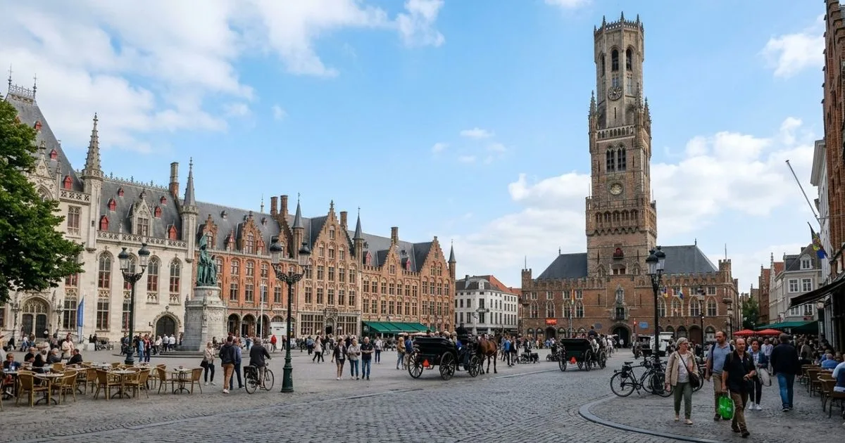 Bruges mantém canais, torres e marcas do comércio medieval flamengo