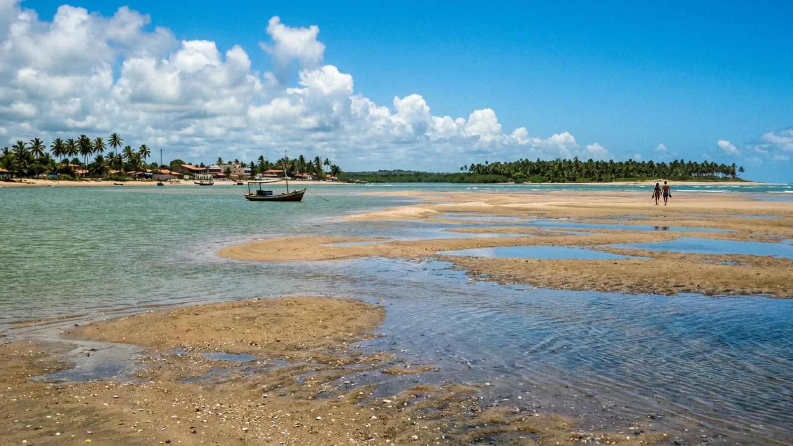 Barra de São Miguel combina piscinas naturais, lagoa e acesso à Praia do Gunga
