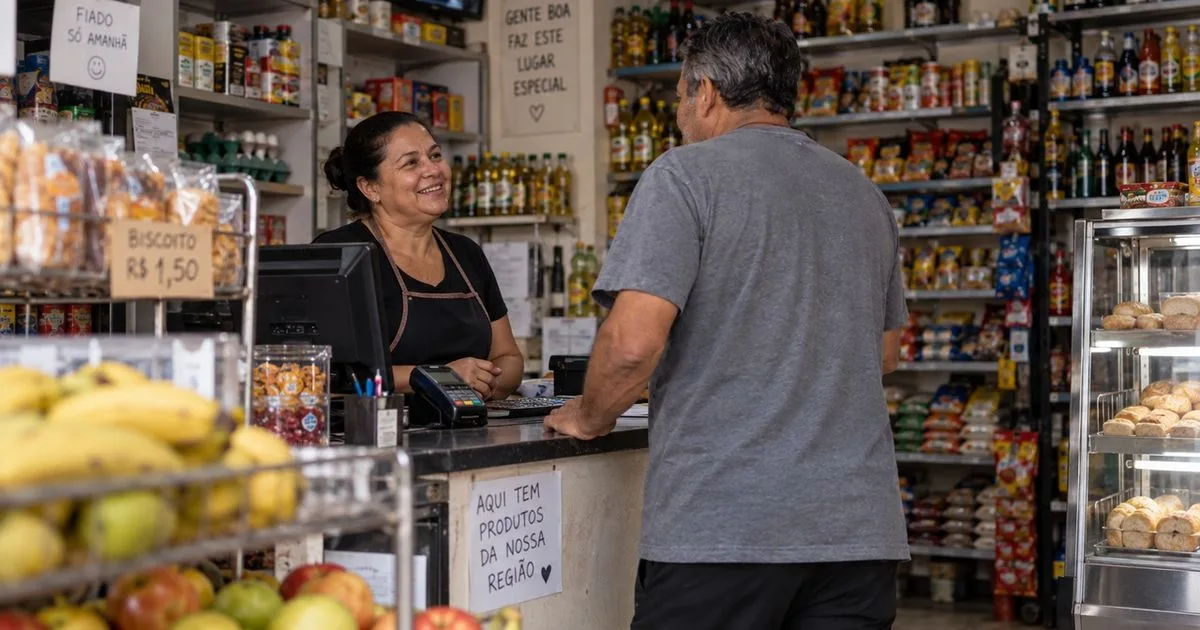 Homem volta a antiga mercearia para quitar dívida da adolescência