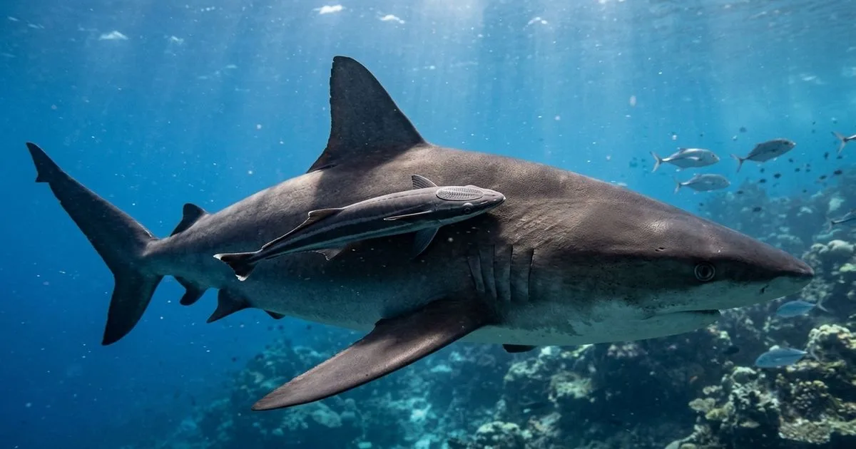 Rêmora transforma barbatana dorsal em disco para pegar carona no mar