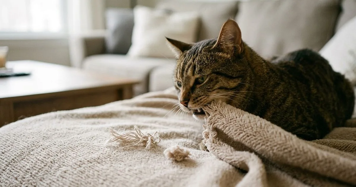 Quando o tecido some, o gato pode estar diante de uma emergência