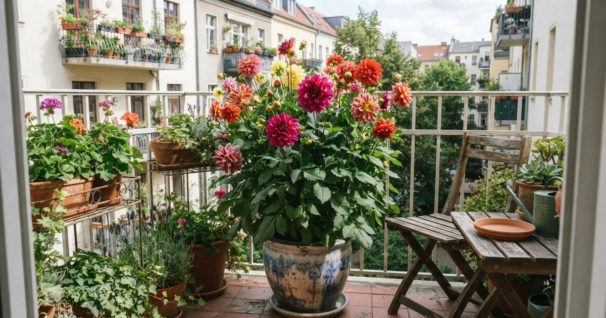 Dália em vaso: rega, adubação e poda para prolongar a floração