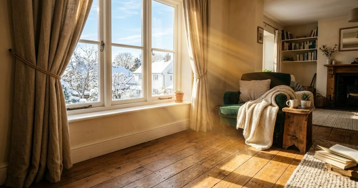 Cortinas podem ajudar a regular a temperatura da casa ao longo do dia