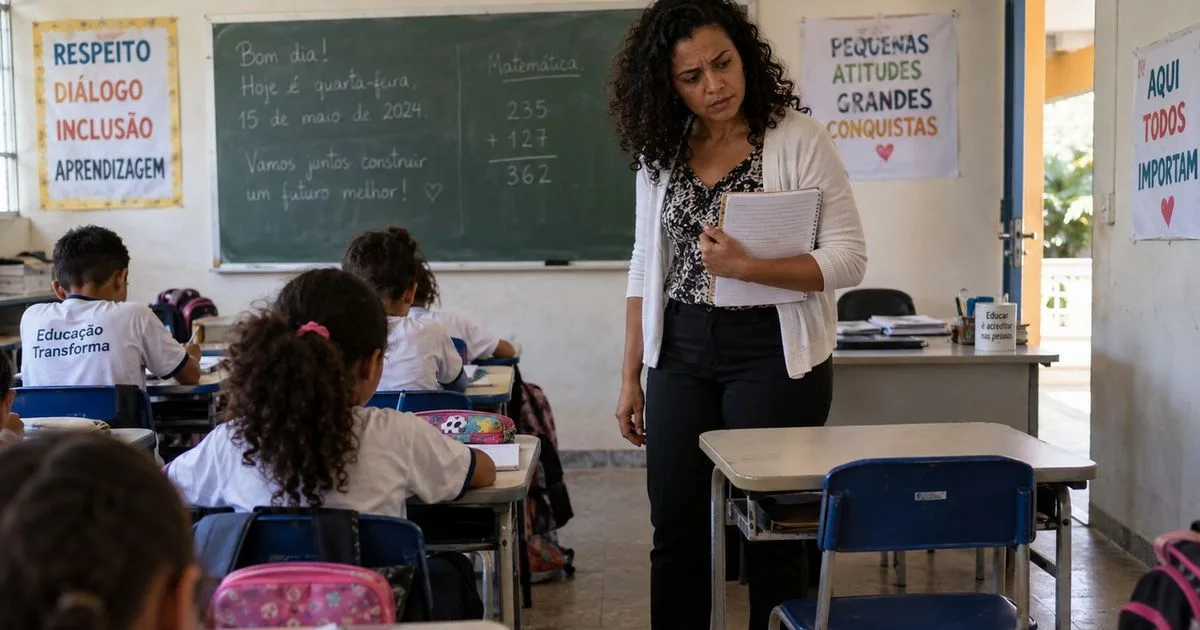 Professora investiga faltas e descobre que aluno trabalhava antes das aulas