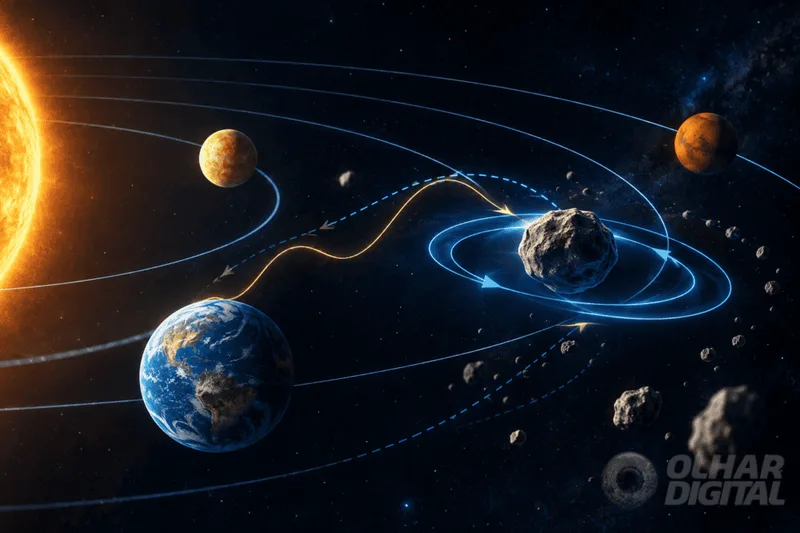 Ressonância orbital pode reduzir aproximações entre asteroides e planetas