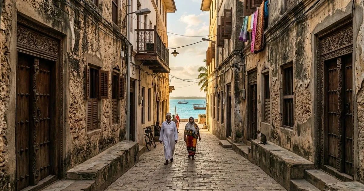 Stone Town preserva marcas do comércio marítimo e da cultura suaíli