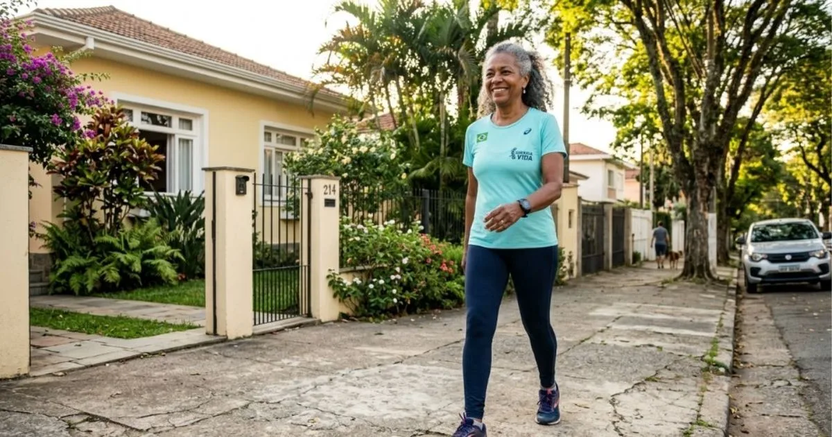 Caminhada diária pode trazer benefícios após os 70 anos, diz treinador