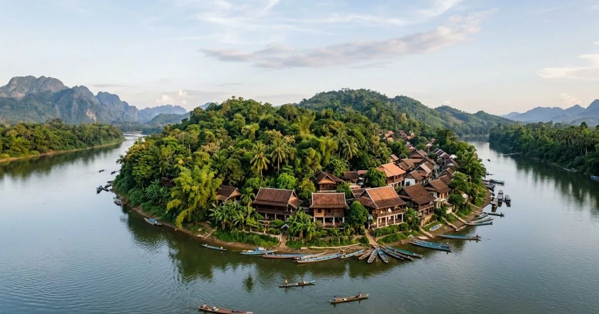 Luang Prabang combina herança budista, arquitetura colonial e proteção internacional