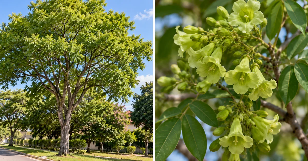 Ipê-verde exige olhar atento para revelar a própria floração