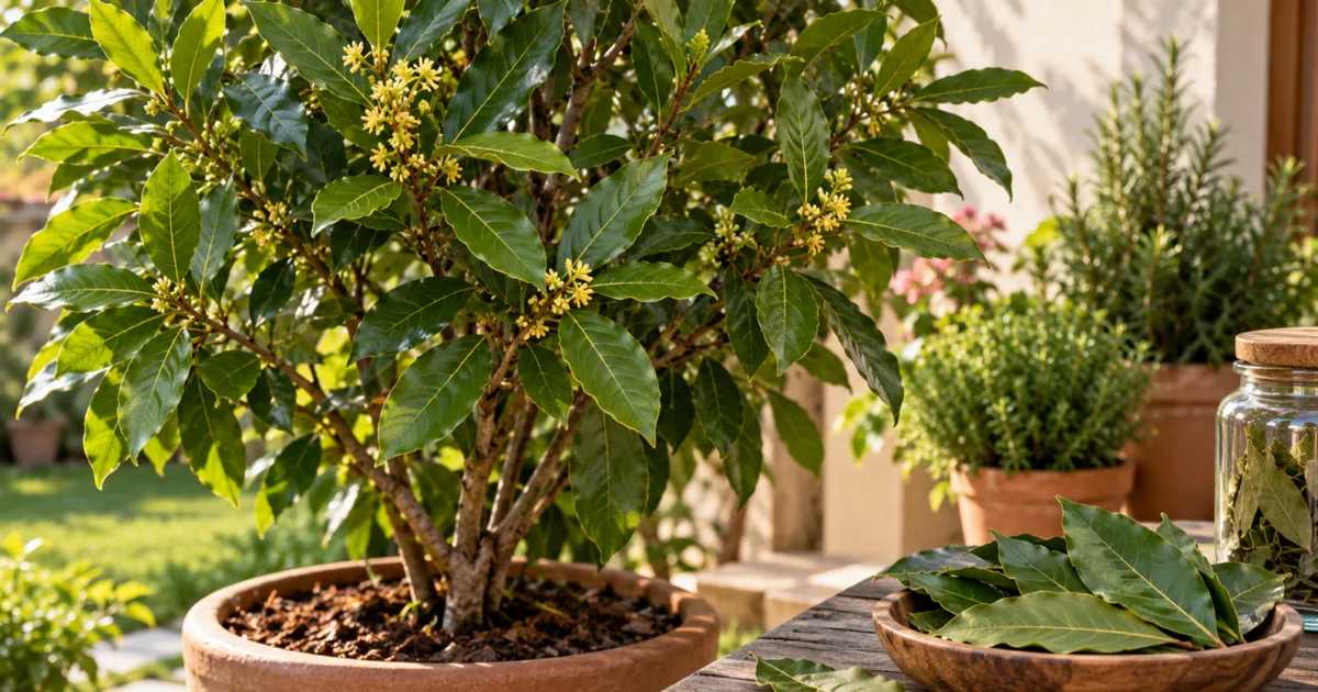 Loureiro pode ser cultivado em vasos e podado em casa