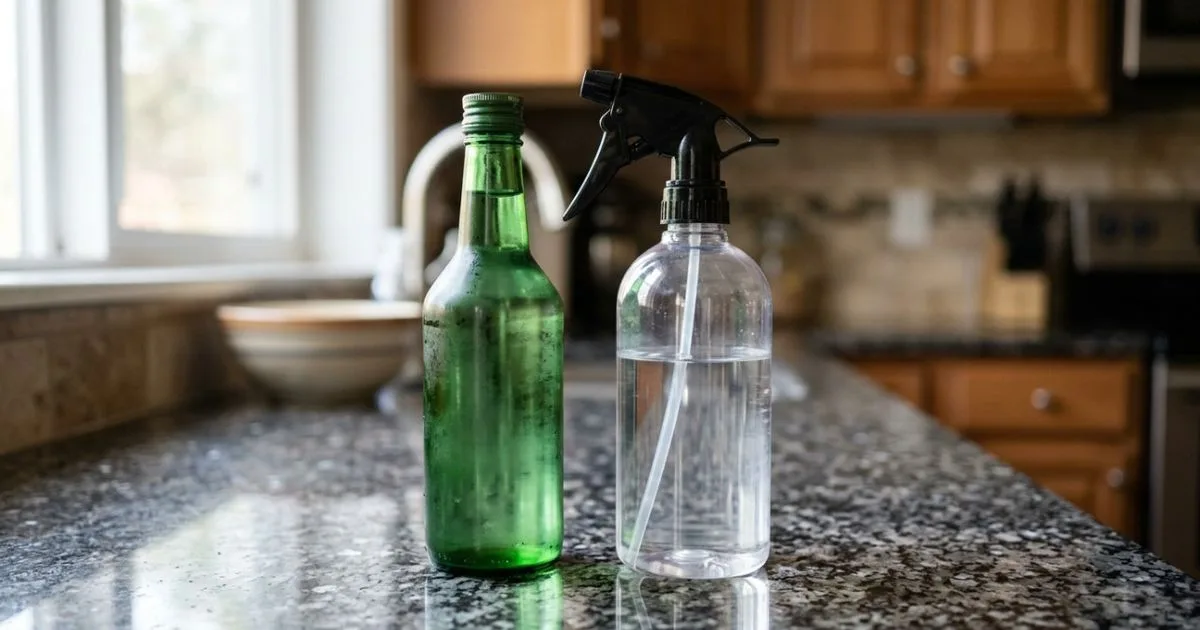Soju restante pode ajudar a remover gordura recente da cozinha