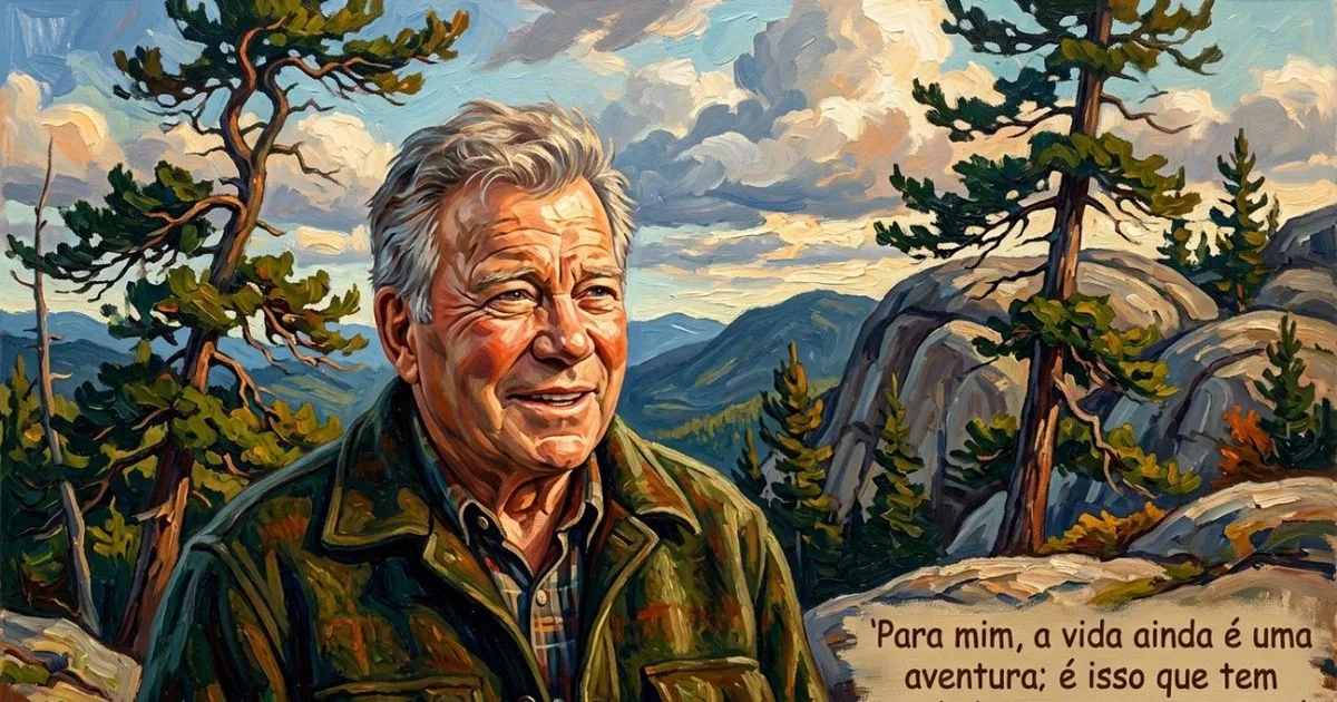 William Shatner mostra como a curiosidade pode acompanhar o envelhecimento