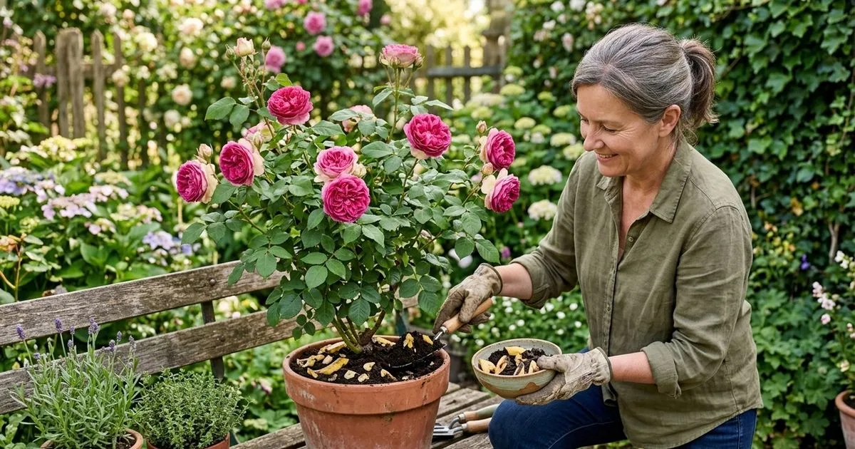 Casca de banana na roseira: como aproveitar sem prometer mais flores