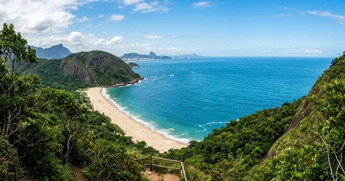 Morro das Andorinhas reúne mirantes e vista para a Praia de Itacoatiara
