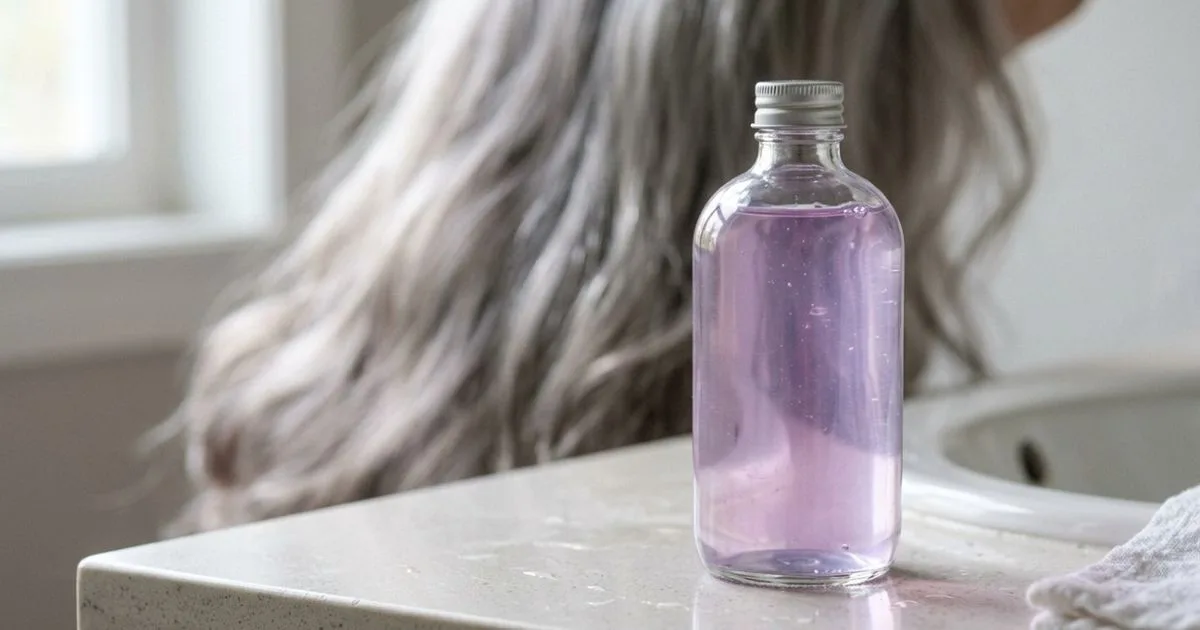 Como evitar que o shampoo tonalizante deixe os cabelos grisalhos opacos