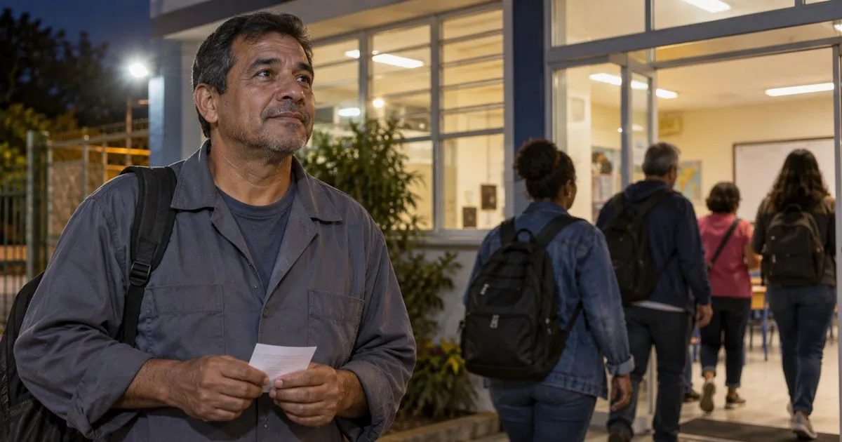 Aos 49, Damião retoma os estudos e passa a preencher formulários sozinho