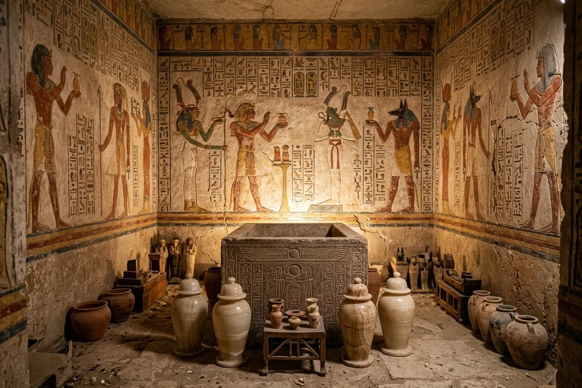 Tumba de Saqqara revela administrador ligado aos documentos e às obras do rei