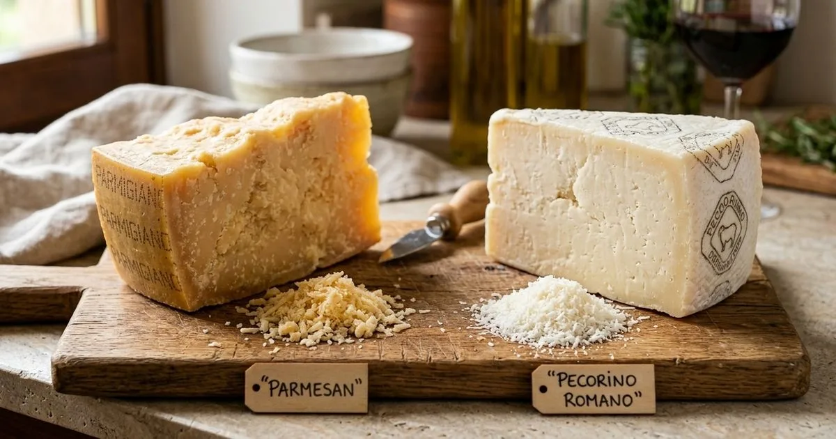 Parmesão e pecorino romano: como combinar cada queijo com a receita