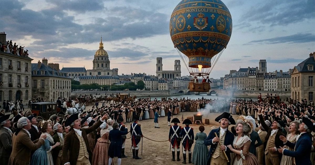 A imagem dos balões ganhou espaço em roupas, móveis e celebrações no século XVIII