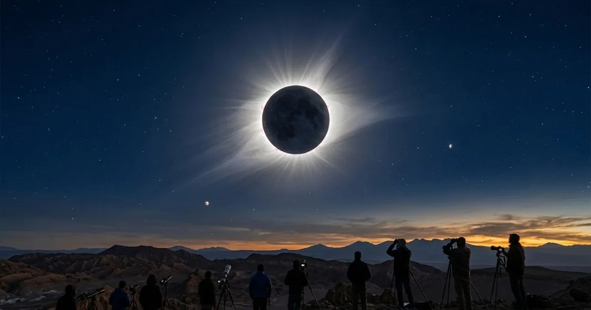 Eclipse de 2027 terá faixa de totalidade entre Espanha e Egito