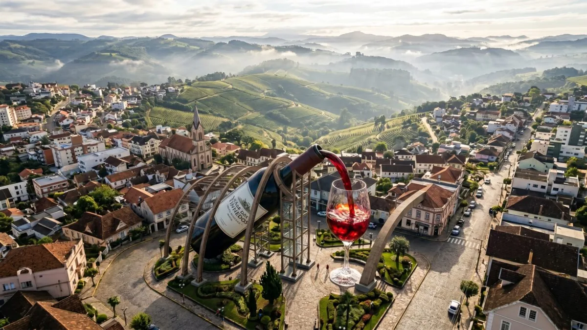 Bento Gonçalves combina vinhos de origem, imigração italiana e indústria de móveis