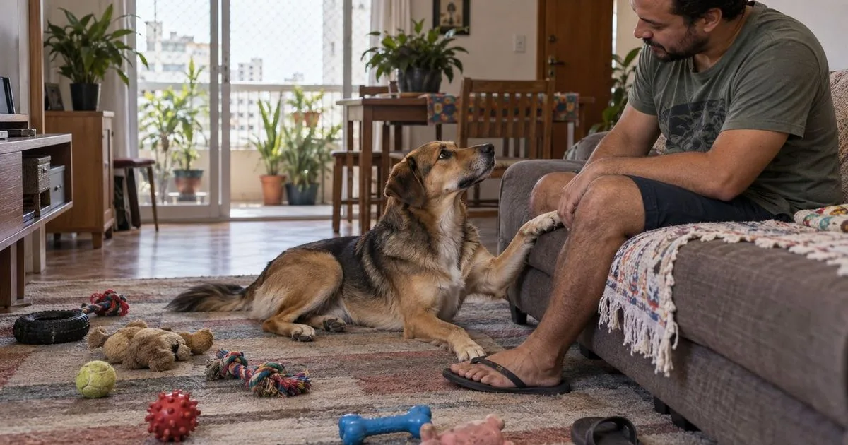 Muitos brinquedos não garantem estímulo para o cachorro