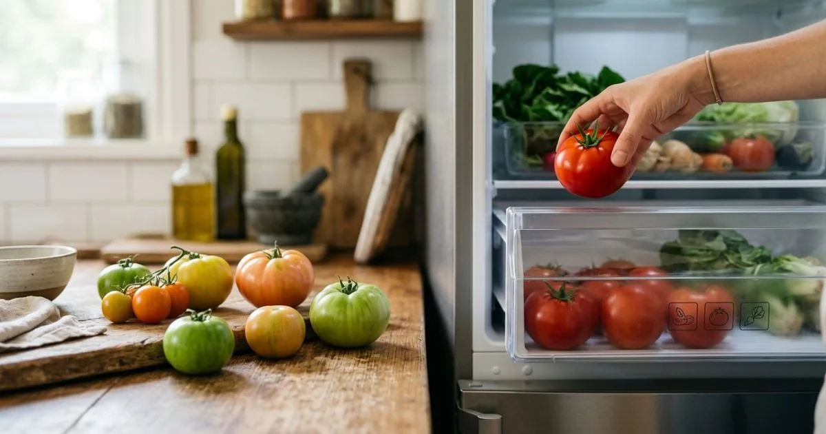 O ponto do tomate define se ele deve ficar na bancada ou na geladeira