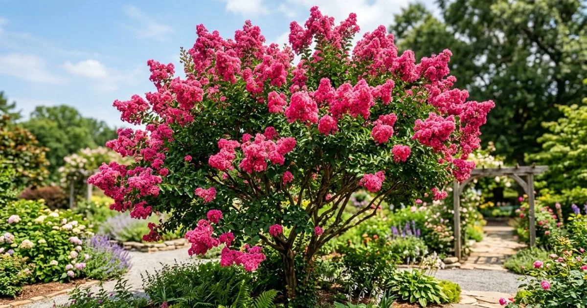 Lagerstroêmia pode manter o jardim florido por cerca de 90 dias