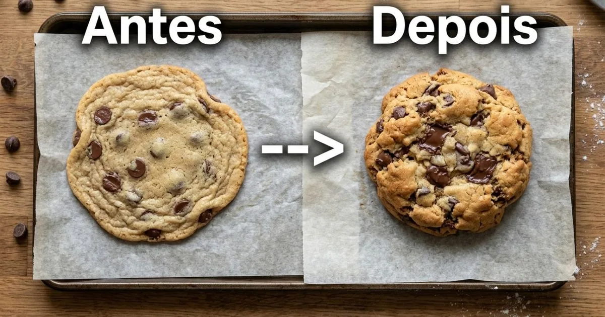 O que muda nos cookies quando a massa passa pela geladeira