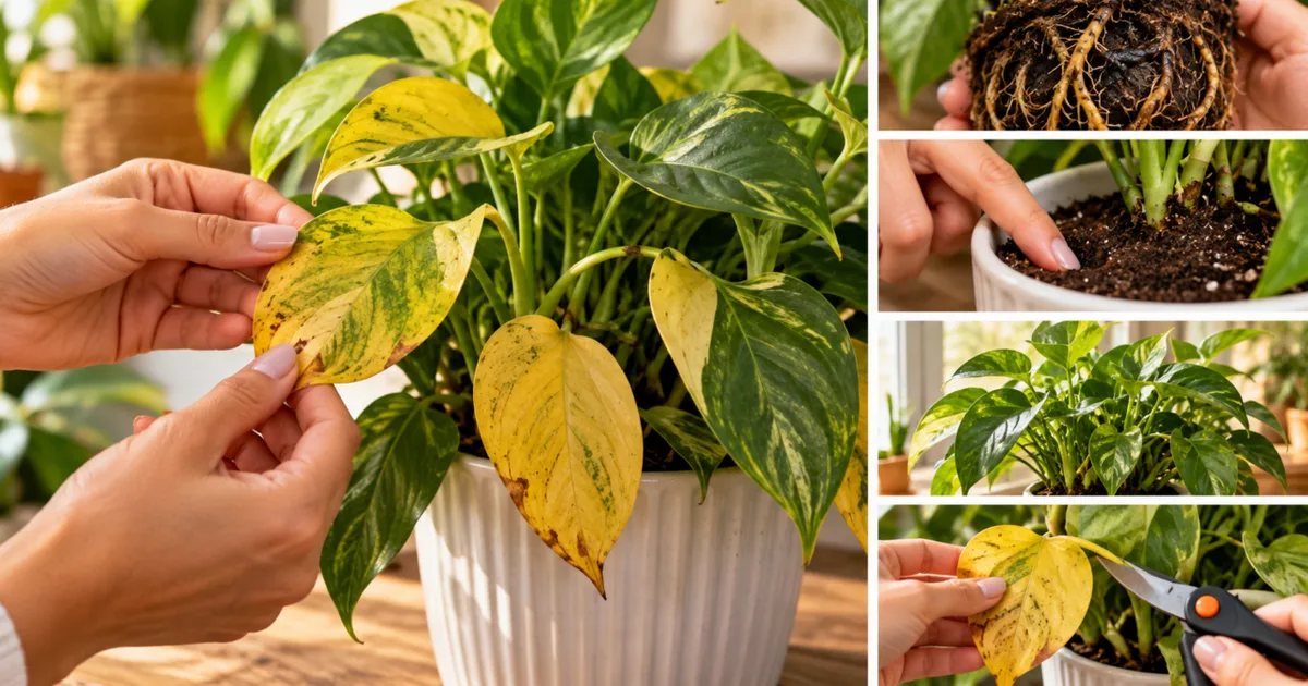 Folhas amareladas: como identificar a causa e cuidar da planta