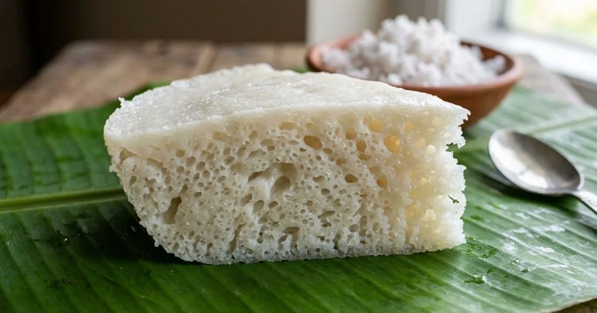 Vattayappam ganha leveza com fermentação e cozimento no vapor