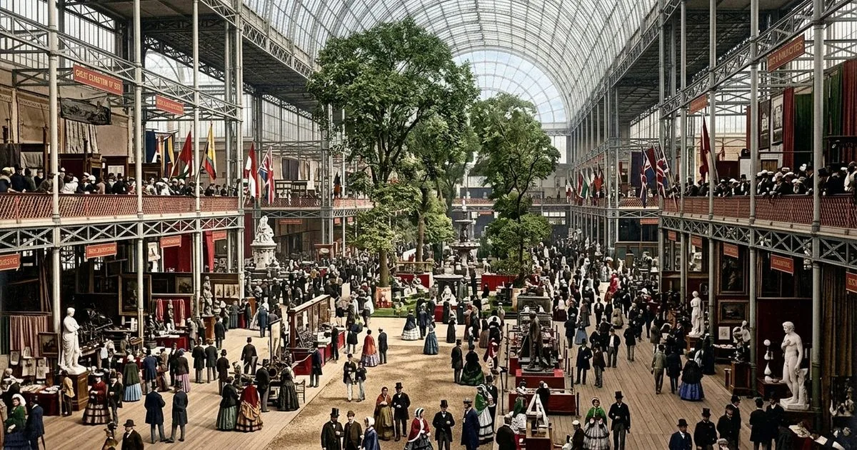 Seis milhões de visitas marcaram a Grande Exposição no Palácio de Cristal